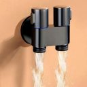 Angle Valve 1-In-2-Out Dual Control Valve | Washing Machine | Toilet Faucet | Dual Control Valve for Bidet | Bathroom Faucet