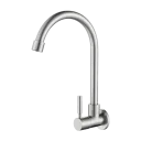 Kitchen Faucet Maxten Wall Lever Mixers Sink Tap Wall Mounted Single Cold Water Flexible Stainless Steel