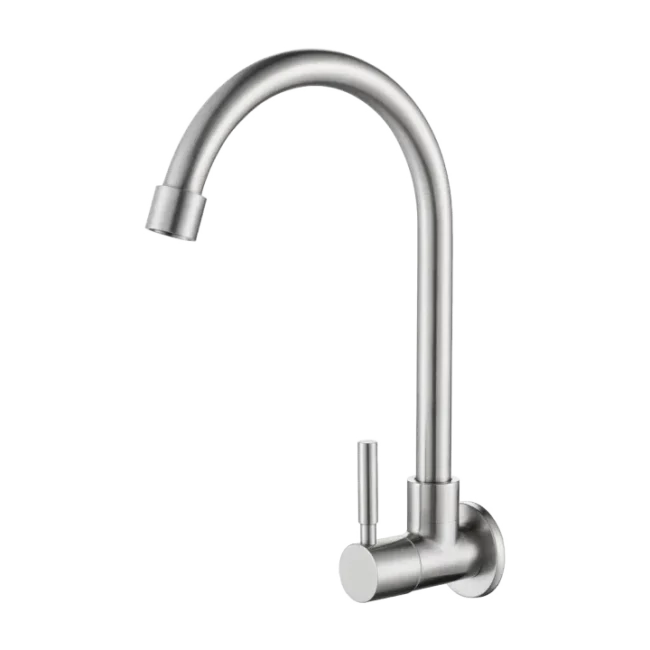 Kitchen Faucet Maxten Wall Lever Mixers Sink Tap Wall Mounted Single Cold Water Flexible Stainless Steel Kitchen Faucet Maxten Wall Lever Mixers Sink Tap Wall Mounted Single Cold Water Flexible Stainless Steel