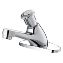 Lirlee Push Pillar Tap Delay Self-Closing Basin Push Button Faucet