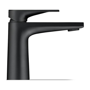Basin Mixer Tap Small Bathroom Sink Tap (Spout Height 97 mm) - Black Matte