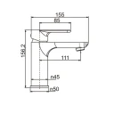 Basin Mixer Lever Tap Design | Deck-Mounted Chrome Basin Tap