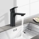 Basin Mixer Lever Tap Design | Deck-Mounted Chrome Basin Tap
