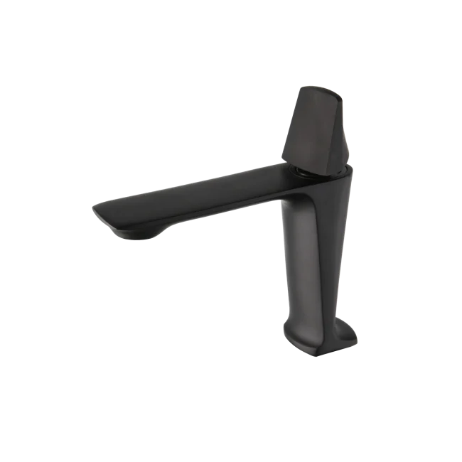 Bathroom Sink Faucet Single Handle & Hole Brass Deck Mounted Basin Mixer Tap